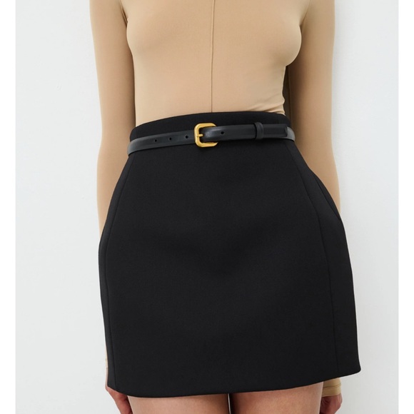 Wardrobe NYC sculptured mini skirt - Picture 3 of 4